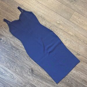 Superdown Midnight Blue Fitted Dress